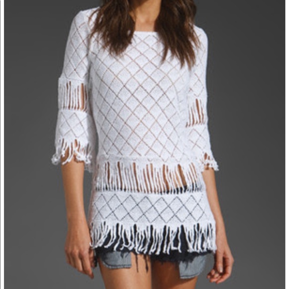 Gorgeous Nightcap tribal fringe open back top - Picture 4 of 16